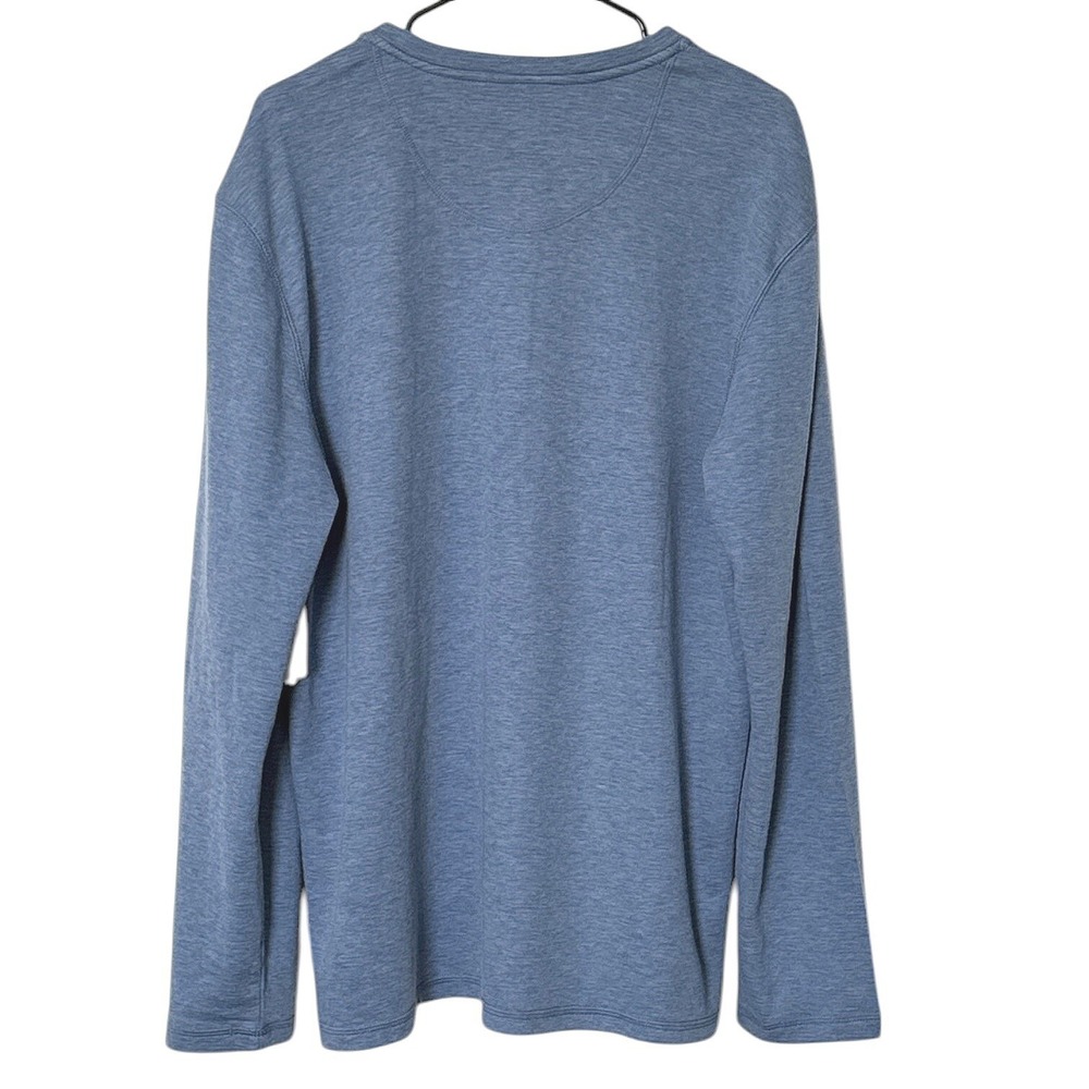 Flag & Anthem Henley Shirt Stretch Comfort Long Sleeve Casual Button XL | $39.50 - Picture 4 of 9